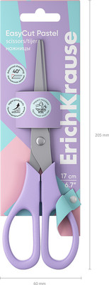 Ножницы канцелярские Erich Krause EasyCut Pastel / 60875