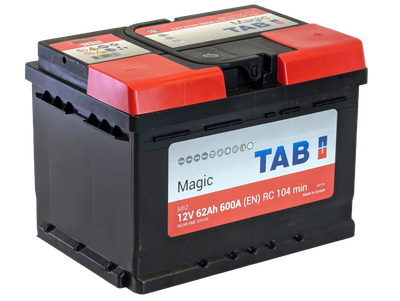 Автомобильный аккумулятор TAB Magic R+ 62R L2 низкий (62 А/ч)