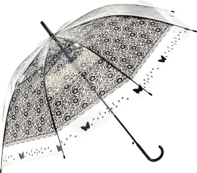 Зонт-трость Рыжий кот Basic / 107775 (черный)