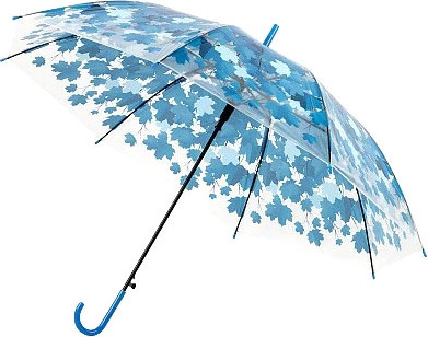 Зонт-трость Рыжий кот Basic / 108781 (синий)