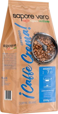 Кофе в зернах Sapore Vero Cremoso Caffe Crema (1кг)