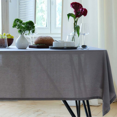 Скатерть Этель Eco 136x180 / 9631121 (серый)