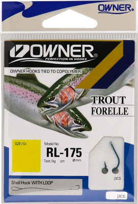 Набор поводков рыболовных Owner RL-175 №10 (10шт)