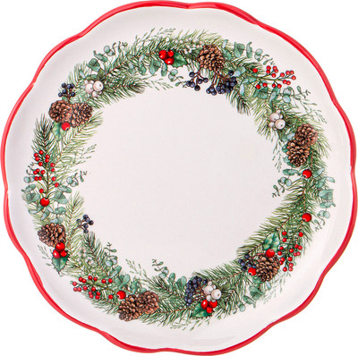 Тарелка закусочная (десертная) Agness 358-2258