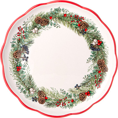 Тарелка столовая обеденная Agness 358-2257