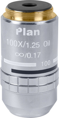 Объектив для микроскопа Микромед 100х/1.25ми план. беск./0.17 / 20599