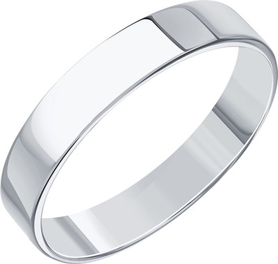 Кольцо обручальное из белого золота 7 КАРАТ П7302-008К14Б5 (р.20.5)