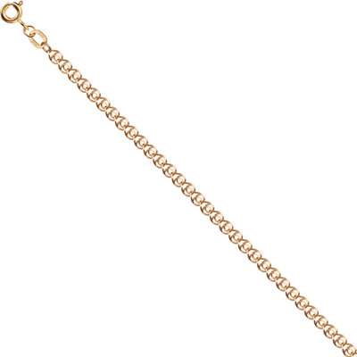 Цепочка из красного золота 7 КАРАТ ПЦ087ПГ-04011 (40см)