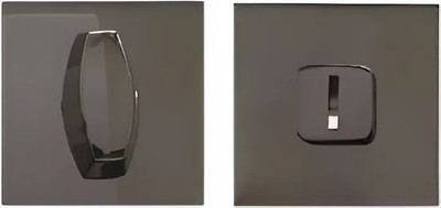 Ручка дверная Trodos BK серия 03 Slim (черный никель)