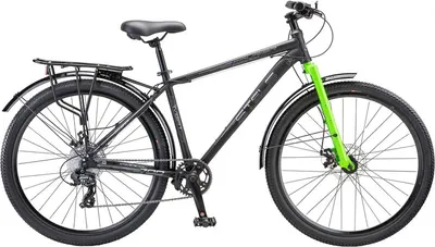Велосипед STELS Navigator 700 MD 27.5 Курьер (21, черный матовый, разобранный, в коробке)