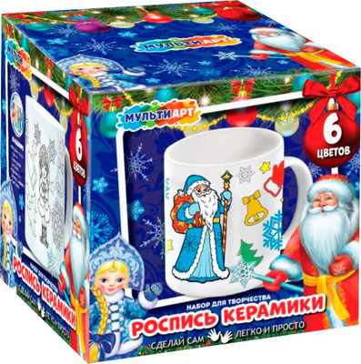 Набор для творчества MultiArt Кружка для росписи / PAINTMUG-NY-MA1