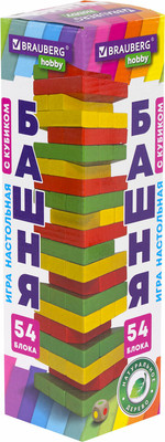 Настольная игра Brauberg Hobby. Цветная башня / 665493