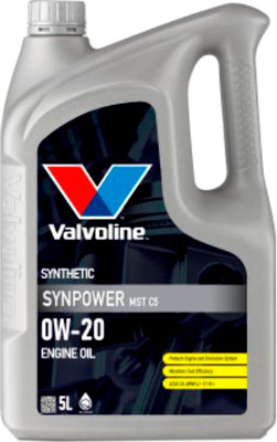 Моторное масло Valvoline SynPower MST C5 0W20 / 899466 (5л)
