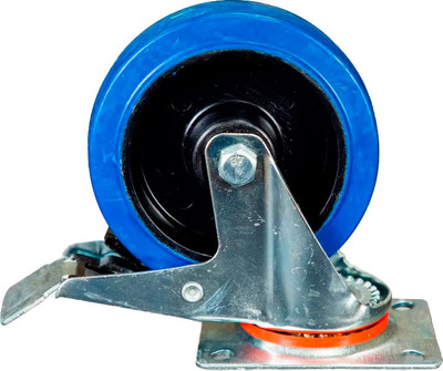 Колесо для тележки складской TOR SRCLb 63 160мм с тормозом (F) / 1024397