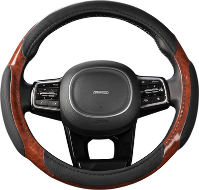 Оплетка на руль Skyway Wood 1 M / S01102002 (черный/коричневый)