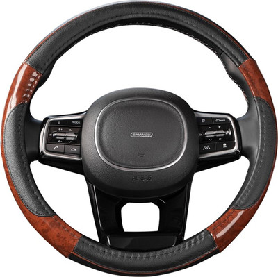 Оплетка на руль Skyway Wood 7 M / S01102326 (черный)