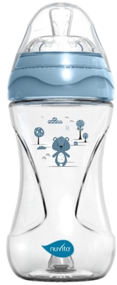 Бутылочка для кормления Nuvita Антиколиковая Materno Feel 6031 / NU-ALMB0064 (250мл, голубой)