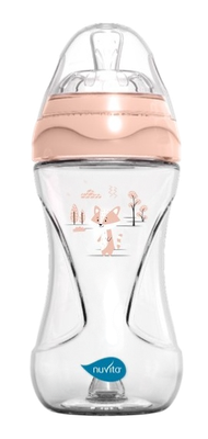 Бутылочка для кормления Nuvita Антиколиковая Materno Feel 6031 / NU-ALMB0065 (250мл, розовый)