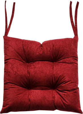 Подушка на стул MATEX Velours / 37-538 (бордовый)