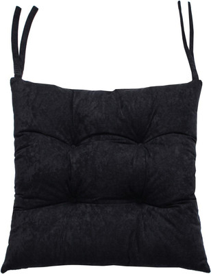 Подушка на стул MATEX Velours / 30-607 (черный)