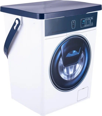 Контейнер для хранения Полимербыт Для стирального порошка / 4349301 (белый)