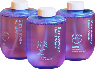 Мыло-пена Simpleway Для дозатора (3шт, фиолетовый)