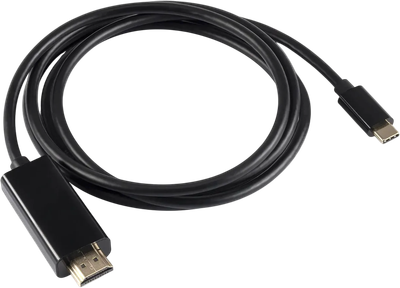 Кабель/переходник Buro BU-TYPEC-HDMI-1.5M (1.5м, черный)