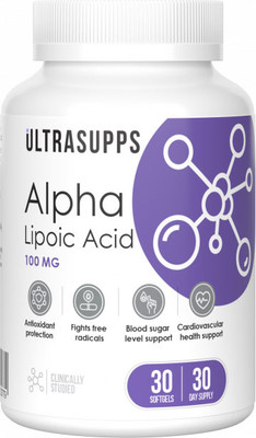 Жирные кислоты Ultrasupps Альфа-липоевая кислота (30 капсул)