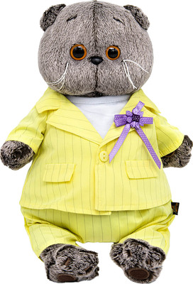 Мягкая игрушка Budi Basa Басик в костюме в полоску / Ks22-262