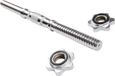 Гриф для гантели AMETIST С железной ручкой бочонком 25x400мм (1.65кг, полнотелый)