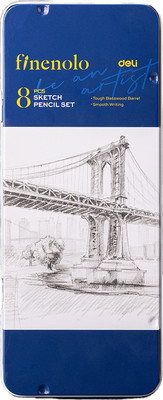 Набор простых карандашей Deli Finenolo Sketch / C26 (8шт)
