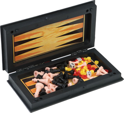 Набор настольных игр Sima-Land 3 в 1. Шахматы, шашки, нарды / 536136