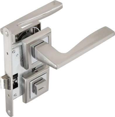 Ручка дверная Lorena 400SN/70 завертка (белый никель, механизм С70)