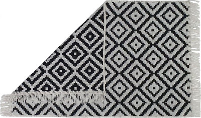 Коврик ТерраТекстиль Kilim Gold 80x150 / 57634 (серый/черный)