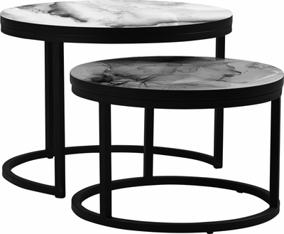 Комплект журнальных столиков Мир стульев №6 60x60 (черный муар/фото 1761808841)