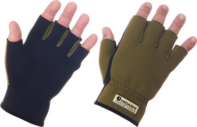 Перчатки для охоты и рыбалки Higashi Antey HF Olive L / 05913_433