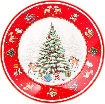 Тарелка закусочная (десертная) Lefard С Новым Годом! / 85-2049