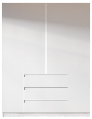 Шкаф Dipriz Марм / Д.70041.1 (белый)