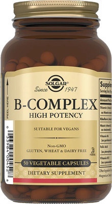Пищевая добавка Solgar В-Комплекс (50 капсул)