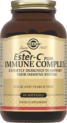 Комплексная пищевая добавка Solgar Иммуно-комплекс Эстер-С плюс (60 капсул)