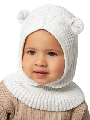 Шапочка для малышей Amarobaby Pure Love Snug / AB-OD24-PLS16/33-50 (молочный, р.50-52)
