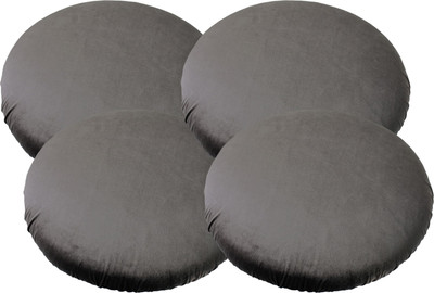 Комплект подушек на стул MATEX Velours / 46-493 (серый)