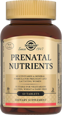 Комплексная пищевая добавка Solgar Пренатабс (60 таблеток, 1743мг)