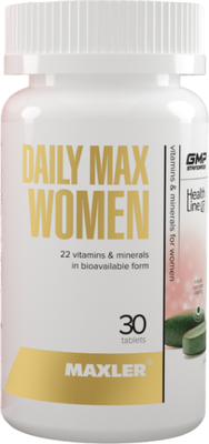 Витаминно-минеральный комплекс Maxler Дейли Макс Вумен (30 таблеток)