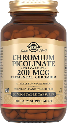 Минерал Solgar Пиколинат хрома (90 капсул)