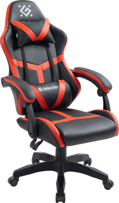 Кресло геймерское Defender Synergy / 64029 (черный/красный)