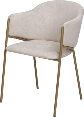 Стул M-City Дилл / 688М05849 (Rain 8 слоновая кость велюр/шампань каркас)