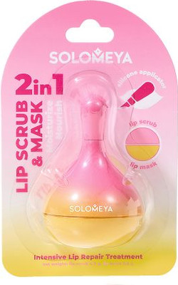 Скраб для губ Solomeya Scrub and lip mask with silicone applicator (8.6г)