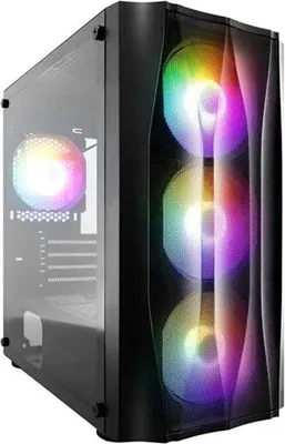 Корпус для компьютера 1stPlayer Firebase X3-M / X3-M-BK-4F1 (черный)