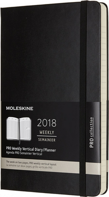 Еженедельник Moleskine Pro Vertical Large / DHB12PRO3 (черный)